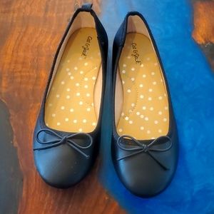 Cat & Jack size 13 girls black dress shoes